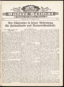 Unsere Heimat. Beilage zur Kösliner Zeitung Nr. 4/1932