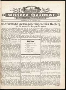 Unsere Heimat. Beilage zur Kösliner Zeitung Nr. 5/1932