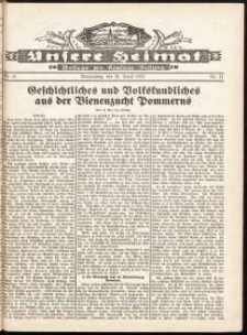 Unsere Heimat. Beilage zur Kösliner Zeitung Nr. 11/1932