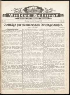 Unsere Heimat. Beilage zur K&ouml;sliner Zeitung Nr. 12/1932