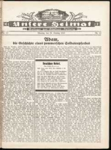 Unsere Heimat. Beilage zur K&ouml;sliner Zeitung Nr. 13/1932