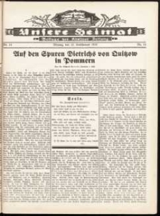 Unsere Heimat. Beilage zur K&ouml;sliner Zeitung Nr. 14/1932