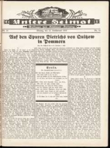 Unsere Heimat. Beilage zur Kösliner Zeitung Nr. 14/1932