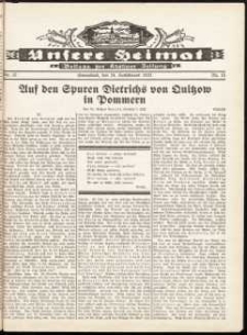 Unsere Heimat. Beilage zur K&ouml;sliner Zeitung Nr. 15/1932
