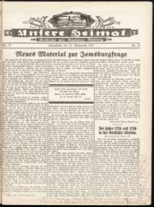 Unsere Heimat. Beilage zur K&ouml;sliner Zeitung Nr. 17/1932