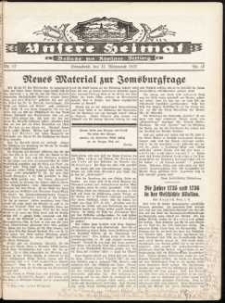 Unsere Heimat. Beilage zur Kösliner Zeitung Nr. 17/1932