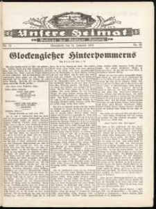Unsere Heimat. Beilage zur K&ouml;sliner Zeitung Nr. 22/1932