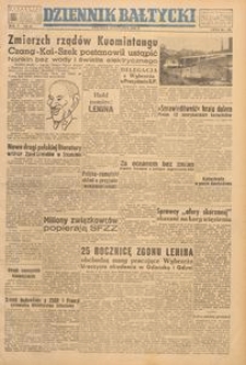 Dziennik Bałtycki, 1949, nr 21