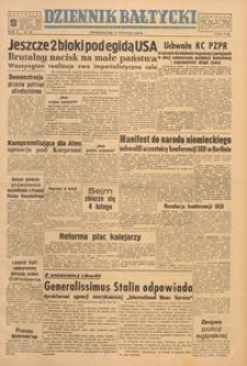 Dziennik Bałtycki, 1949, nr 30