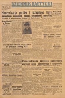 Dziennik Bałtycki, 1949, nr 61