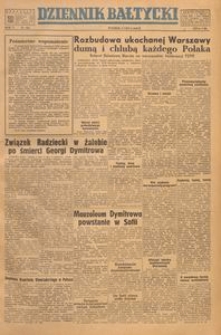 Dziennik Bałtycki, 1949, nr 182