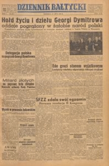 Dziennik Bałtycki, 1949, nr 187