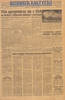 Dziennik Bałtycki, 1949, nr 257