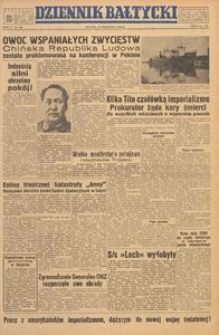 Dziennik Bałtycki, 1949, nr 262