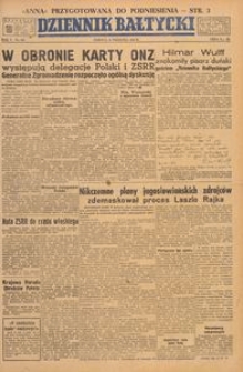 Dziennik Bałtycki, 1949, nr 263