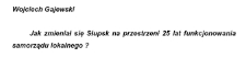 Jak zmieniał się Słupsk na przestrzeni 25 lat funkcjonowania samorządu lokalnego?