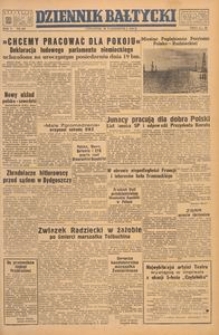 Dziennik Bałtycki, 1949, nr 289