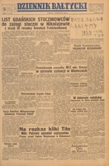 Dziennik Bałtycki, 1949, nr 305