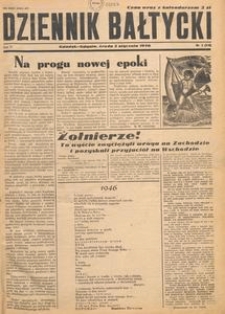 Dziennik Bałtycki, 1946, nr 1