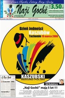 Naji Goch&euml; : dwumiesięcznik społeczno-kulturalny, 2006, nr 1