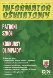 Informator Oświatowy, 2006, nr 3