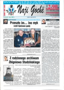 Naji Goch&euml; : dwumiesięcznik społeczno-kulturalny, 2003, nr 1