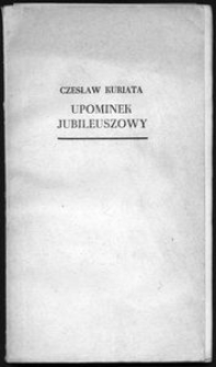 Upominek jubileuszowy