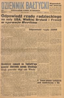 Dziennik Bałtycki, 1948, nr 194