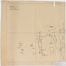 Koszalin - G&oacute;ra Chełmska, stan. 1. Rzut poziomy grob&oacute;w od nr 289-300. Ar nr 3 ćw B, C, D