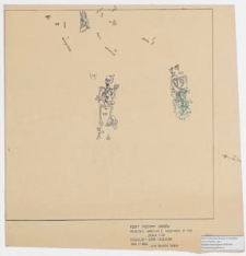 Koszalin - G&oacute;ra Chełmska, stan. 1. Rzut poziomy grob&oacute;w Ar 32 Ćw C, warstwa I, głębokość 0 - 130