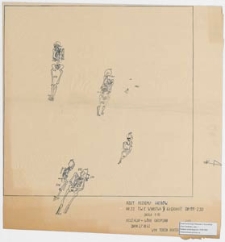 Koszalin - G&oacute;ra Chełmska, stan. 1. Rzut poziomy grob&oacute;w Ar 32 Ćw. C, warstwa III, głębokość od 181-230