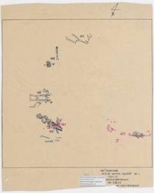 Koszalin - G&oacute;ra Chełmska, stan. 1. Rzut poziomy grob&oacute;w, Ar 56 Ćw C, warstwa II, głębokość 300-x