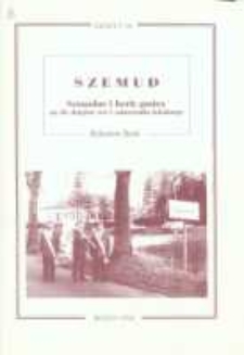 Szemud. Sztandar i herb gminy na tle dziej&oacute;w wsi, parafii i samorządu lokalnego