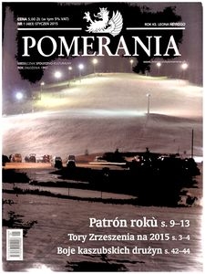 Pomerania : miesięcznik społeczno-kulturalny, 2015, nr 1