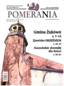 Pomerania : miesięcznik społeczno-kulturalny, 2015, nr 3