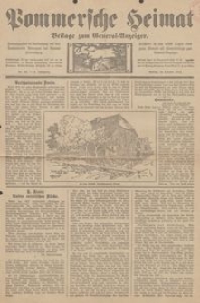 Pommersche Heimat. Beilage zum General-Anzeiger, 1913, Nr. 10