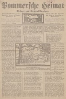 Pommersche Heimat. Beilage zum General-Anzeiger, 1914, Nr. 6