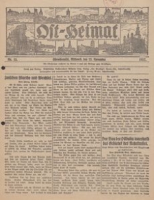 Ost-Heimat. Beilage zum Geselligen, 1927, Nr. 22