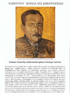 Nowotny wraca do Zakopanego