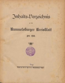 Rummelsburger Kreisblatt pro 1910