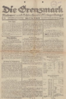 Die Grenzmark. Flatower und Schlochauer Kreiszeitung, 1921, Nr. 114