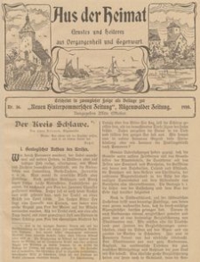 Aus der Heimat. Ernstes und Heiteres aus Vergangenheit und Gegenwart, 1910, Nr. 16