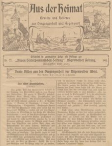 Aus der Heimat. Ernstes und Heiteres aus Vergangenheit und Gegenwart, 1911, Nr. 22