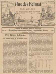 Aus der Heimat. Ernstes und Heiteres aus Vergangenheit und Gegenwart, 1911, Nr. 24
