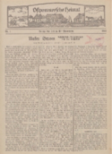 Ostpommersche Heimat. Beilage der Zeitung f&uuml;r Ostpommern, 1934, Nr. 1