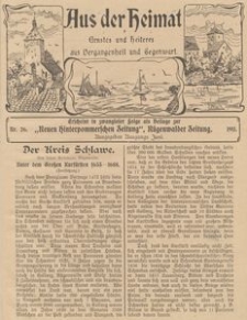 Aus der Heimat. Ernstes und Heiteres aus Vergangenheit und Gegenwart, 1911, Nr. 26