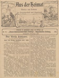 Aus der Heimat. Ernstes und Heiteres aus Vergangenheit und Gegenwart, 1911, Nr. 27