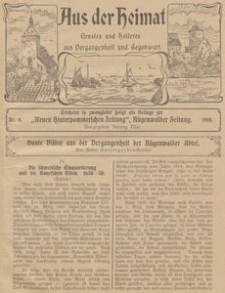 Aus der Heimat. Ernstes und Heiteres aus Vergangenheit und Gegenwart, 1910, Nr. 8