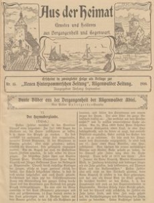 Aus der Heimat. Ernstes und Heiteres aus Vergangenheit und Gegenwart, 1910, Nr. 13