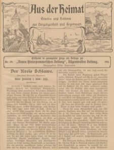Aus der Heimat. Ernstes und Heiteres aus Vergangenheit und Gegenwart, 1911, Nr. 29